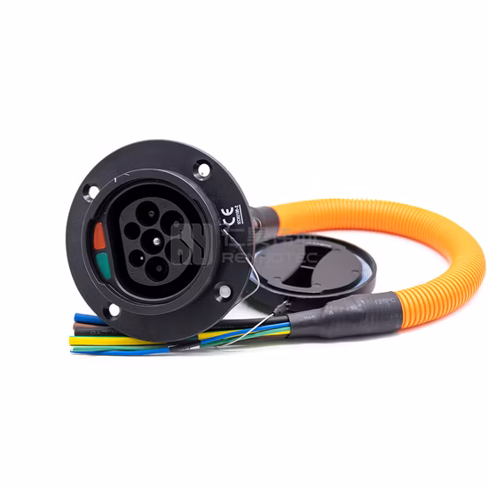 Conector monofásico de soquete IEC AC 16A com cabo de 0,5 metros