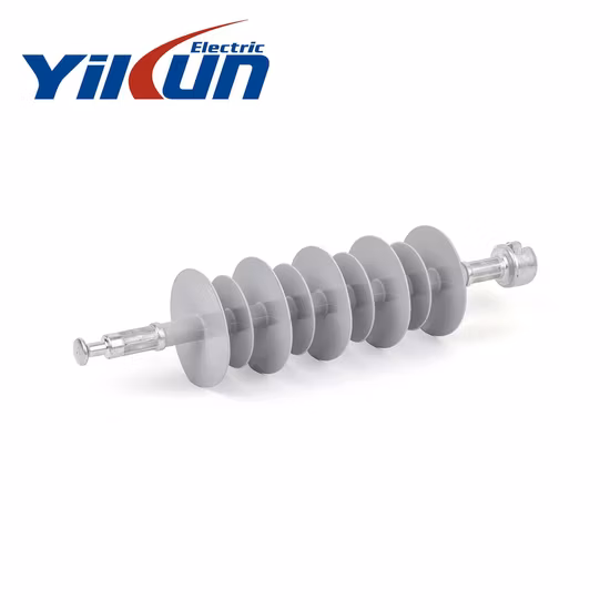 11kv-33kv 70kn Polímero Composto Isolador de Tensão/Suspensão/Deformação com Invólucro de Silicone